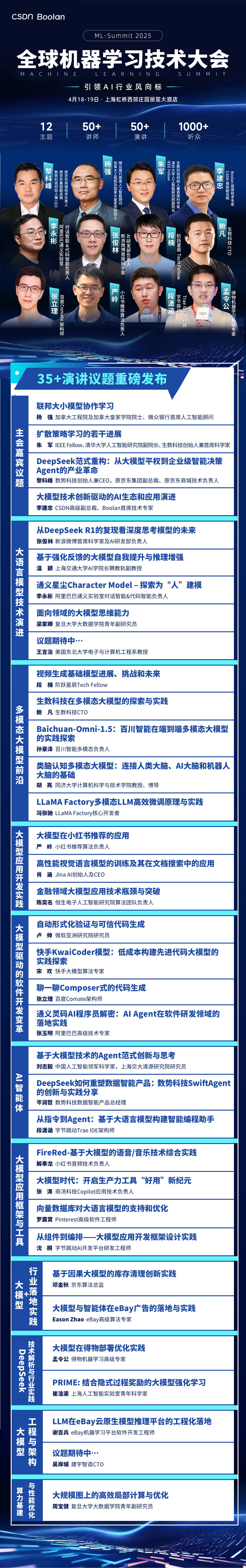 2025全球机器学习技术大会即将召开：汇聚全球AI顶尖专家，共话未来技术趋势 